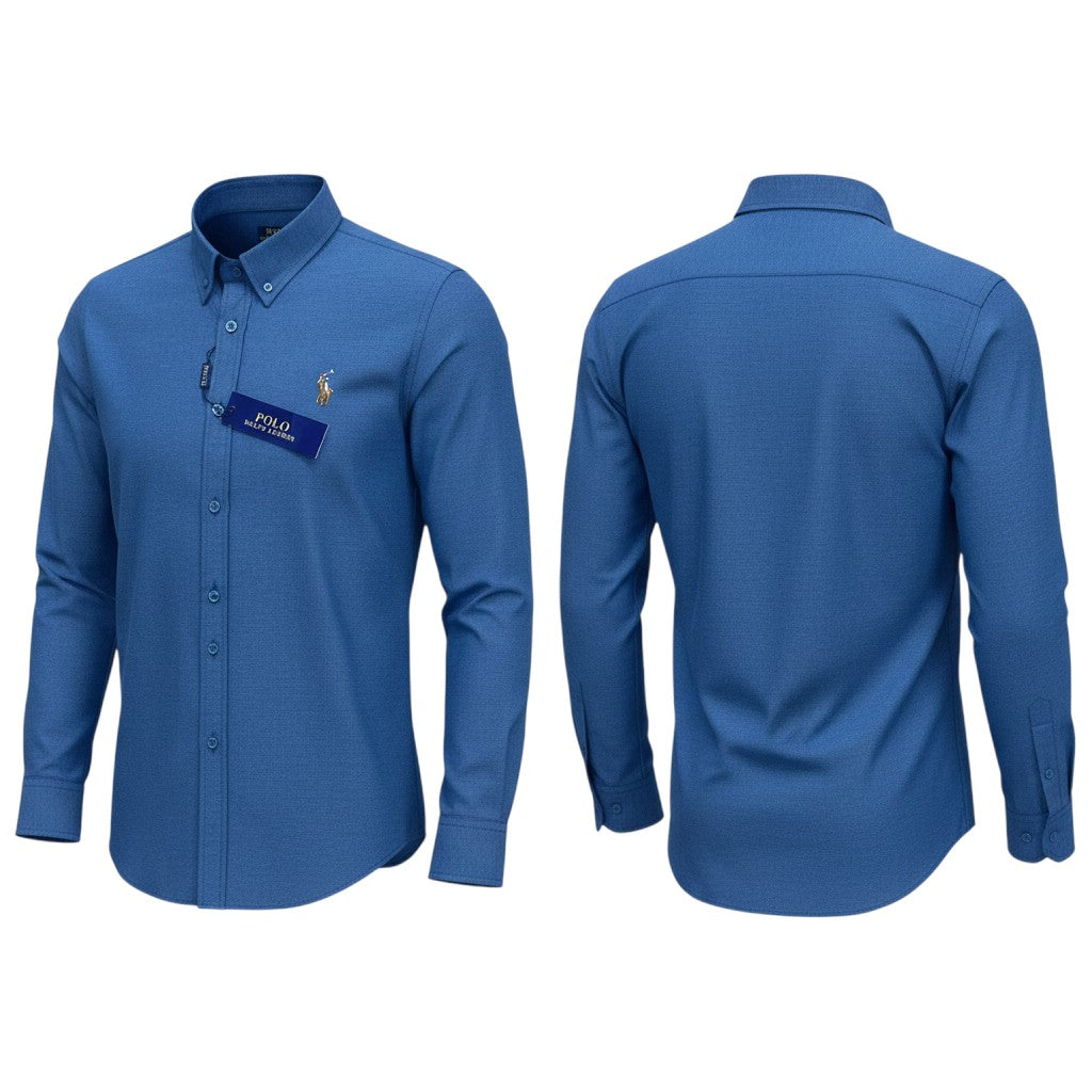 Blue Long Sleeve Shirt