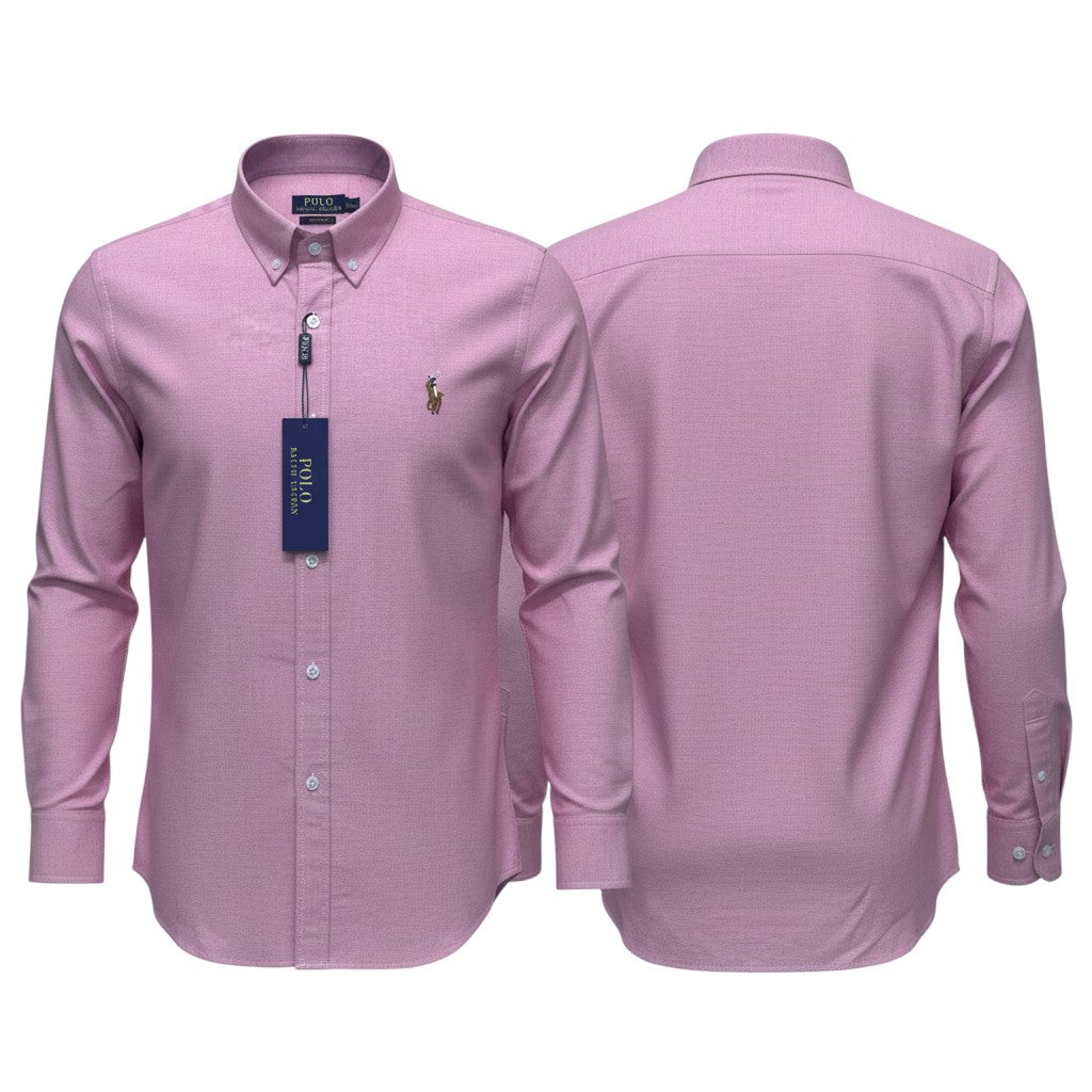 Rose Pink Long Sleeve Shirt