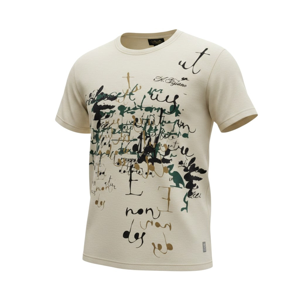 Abstract Script Graphic Tee