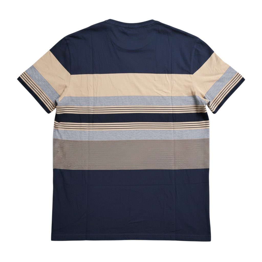 Navy Stripe Crew Neck Tee