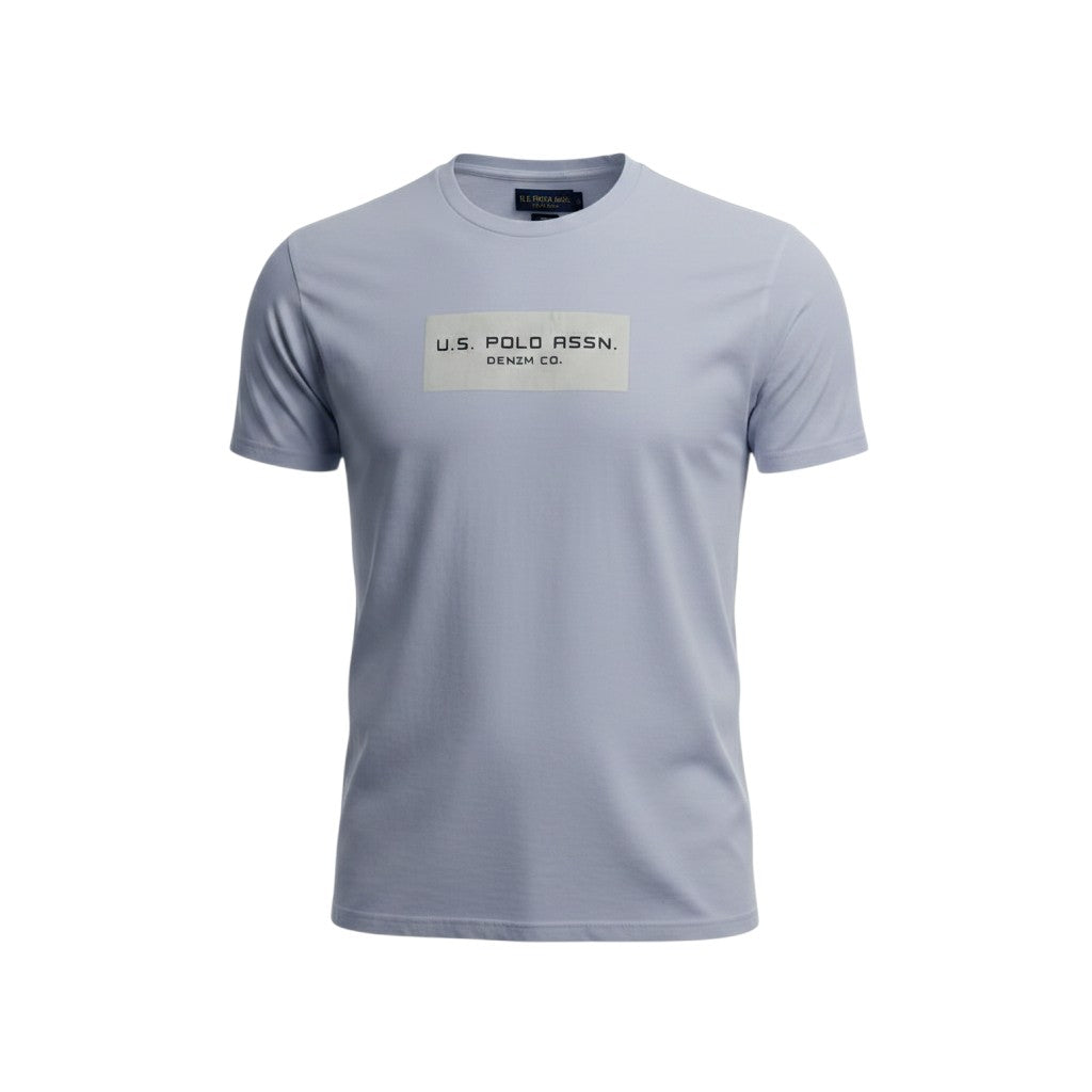 Steel Blue Box Logo Tee