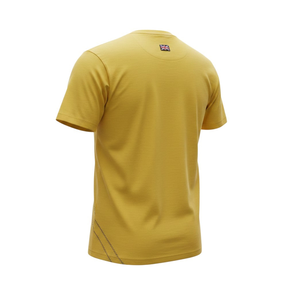 Sailing Blueprint Graphic Tee – Mustard