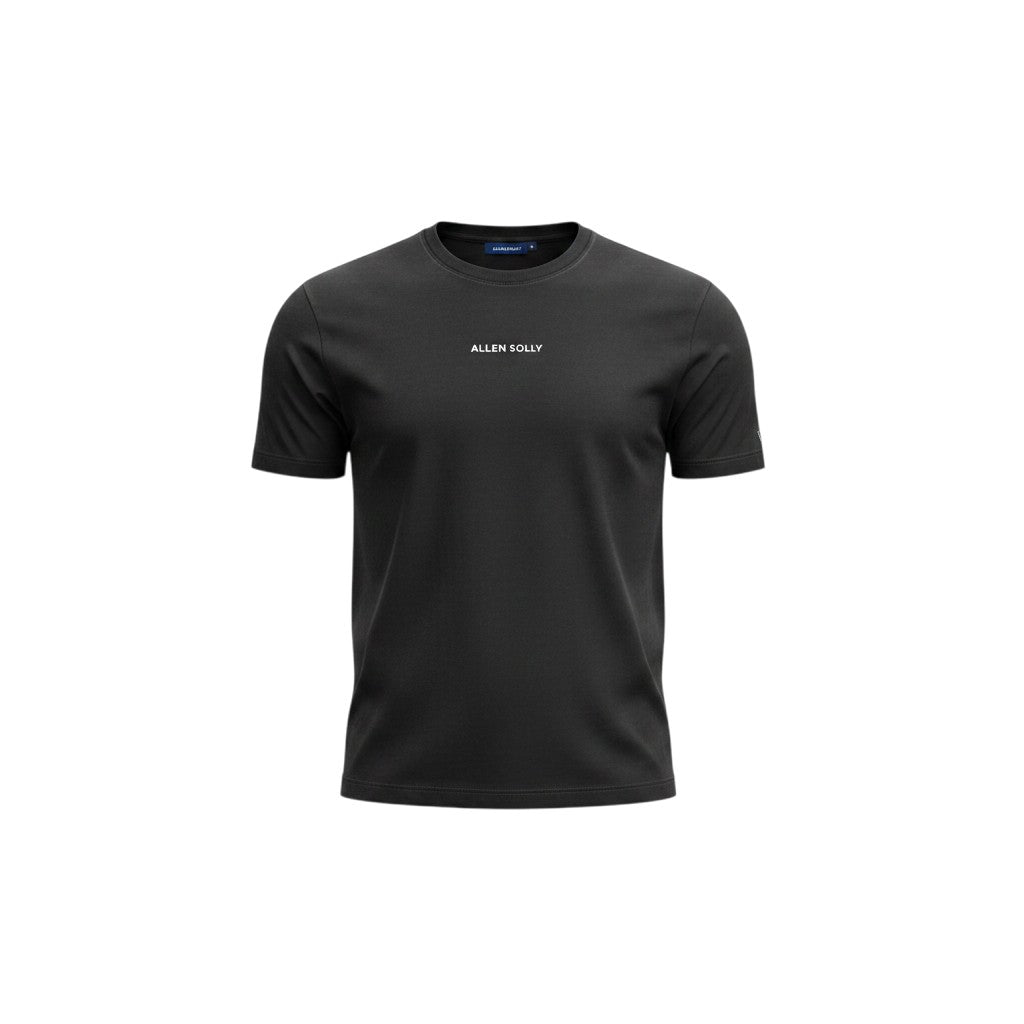 Centre Logo Crew Neck Tee – Black