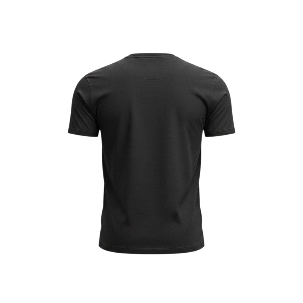 Centre Logo Crew Neck Tee – Black