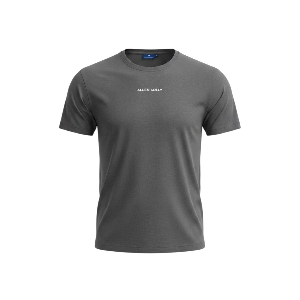 Centre Logo Crew Tee – Charcoal