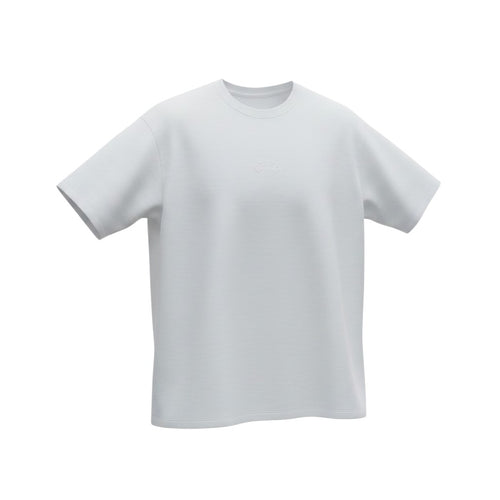Light Blue Oversized Plain Crew Tee