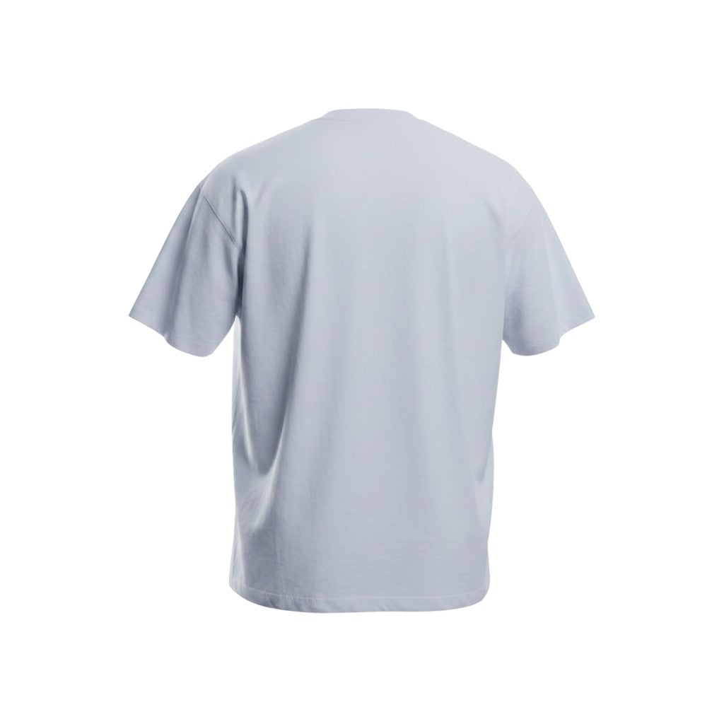 Light Blue Oversized Plain Crew Tee