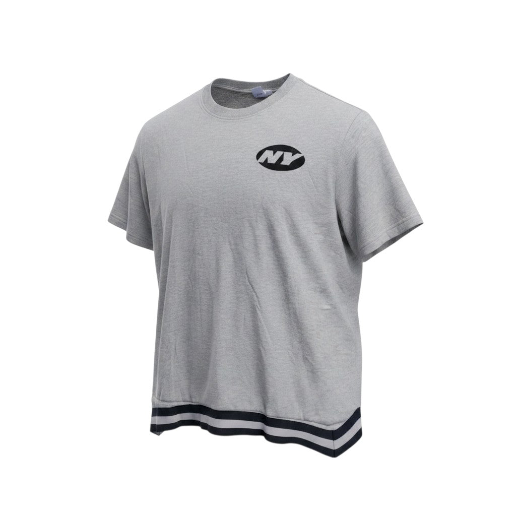 NY Jets Collegiate Striped Hem Tee