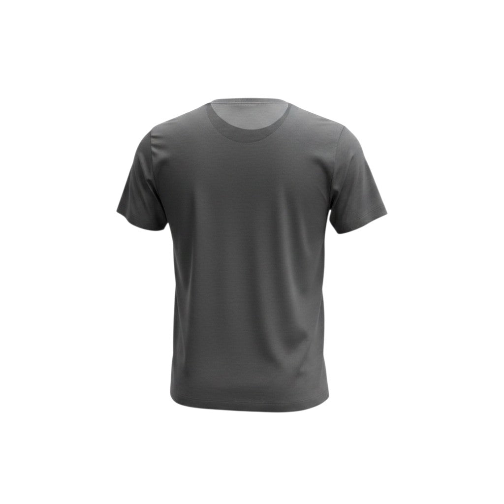 Charcoal Grey Plain Slim Fit Tee