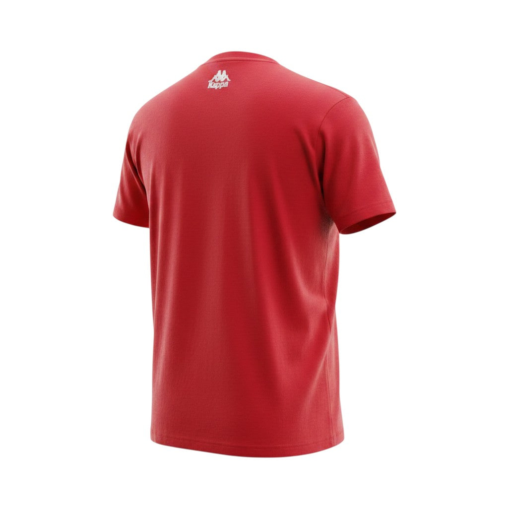 Kappa Italia 3D Logo Red Graphic Tee