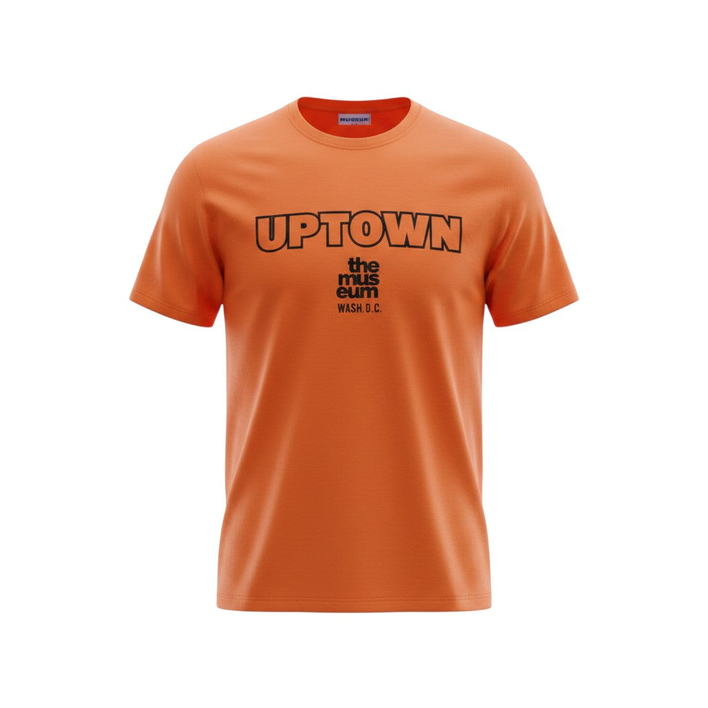 Uptown The Museum Wash DC Orange Tee