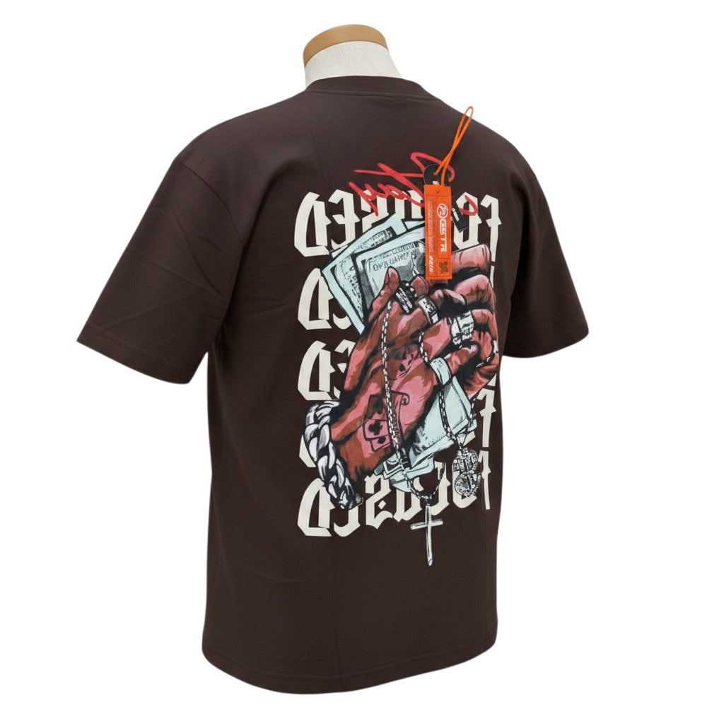 Stay Focused Brown Graphic Tee