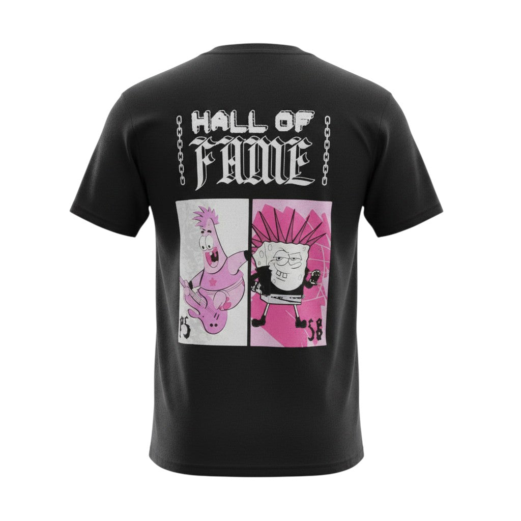 SpongeBob Hall of Fame Black Tee