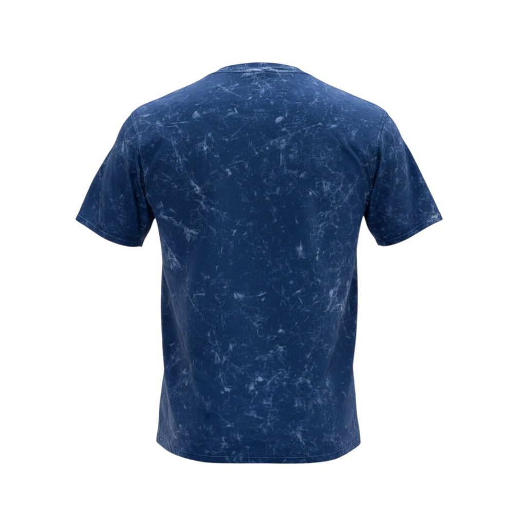 Acid Wash Navy Marble Logo Tee