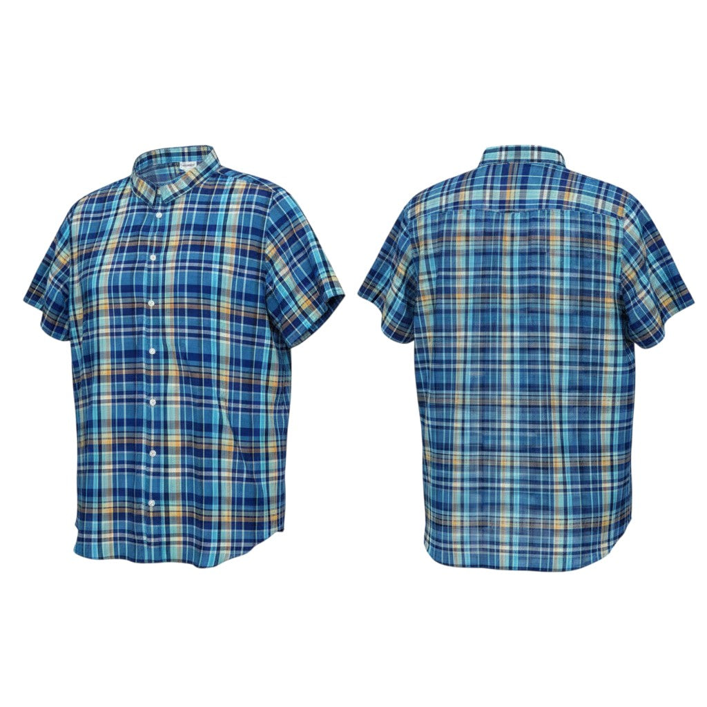 Madras Plaid Short Sleeve Shirt