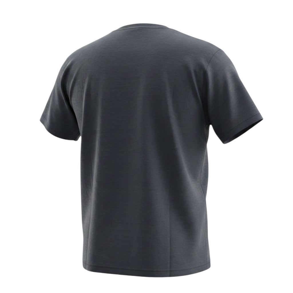 Neon Compass Rose Charcoal Graphic Tee