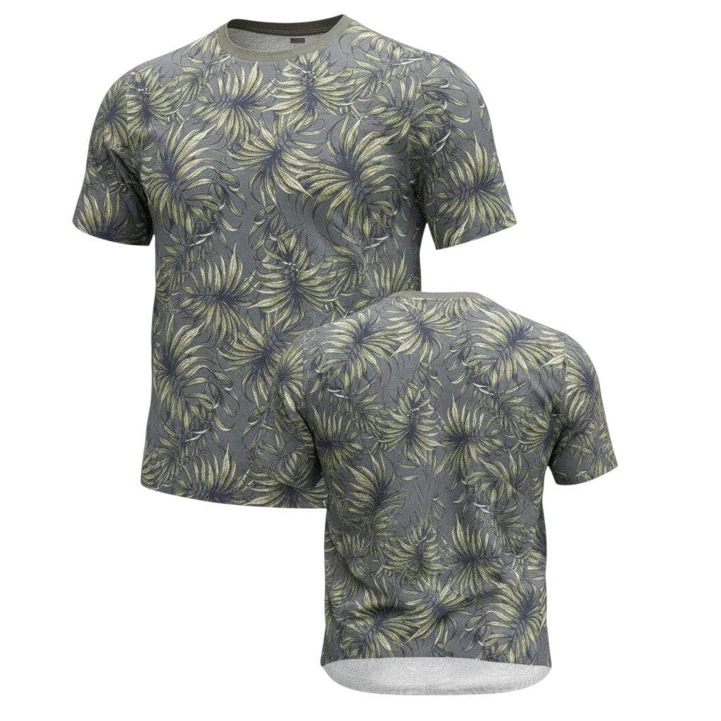 Tropical Leaf Print Tee