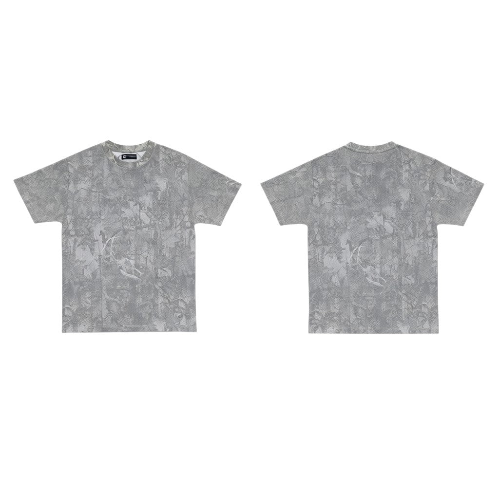 Camo Print Oversized Tee