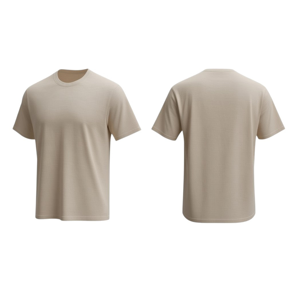 Plain Beige Tee