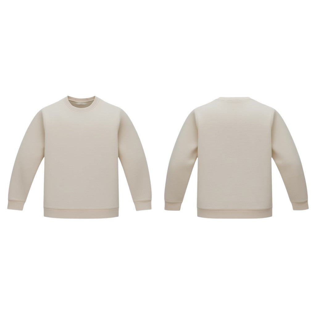 Plain Beige Sweatshirt