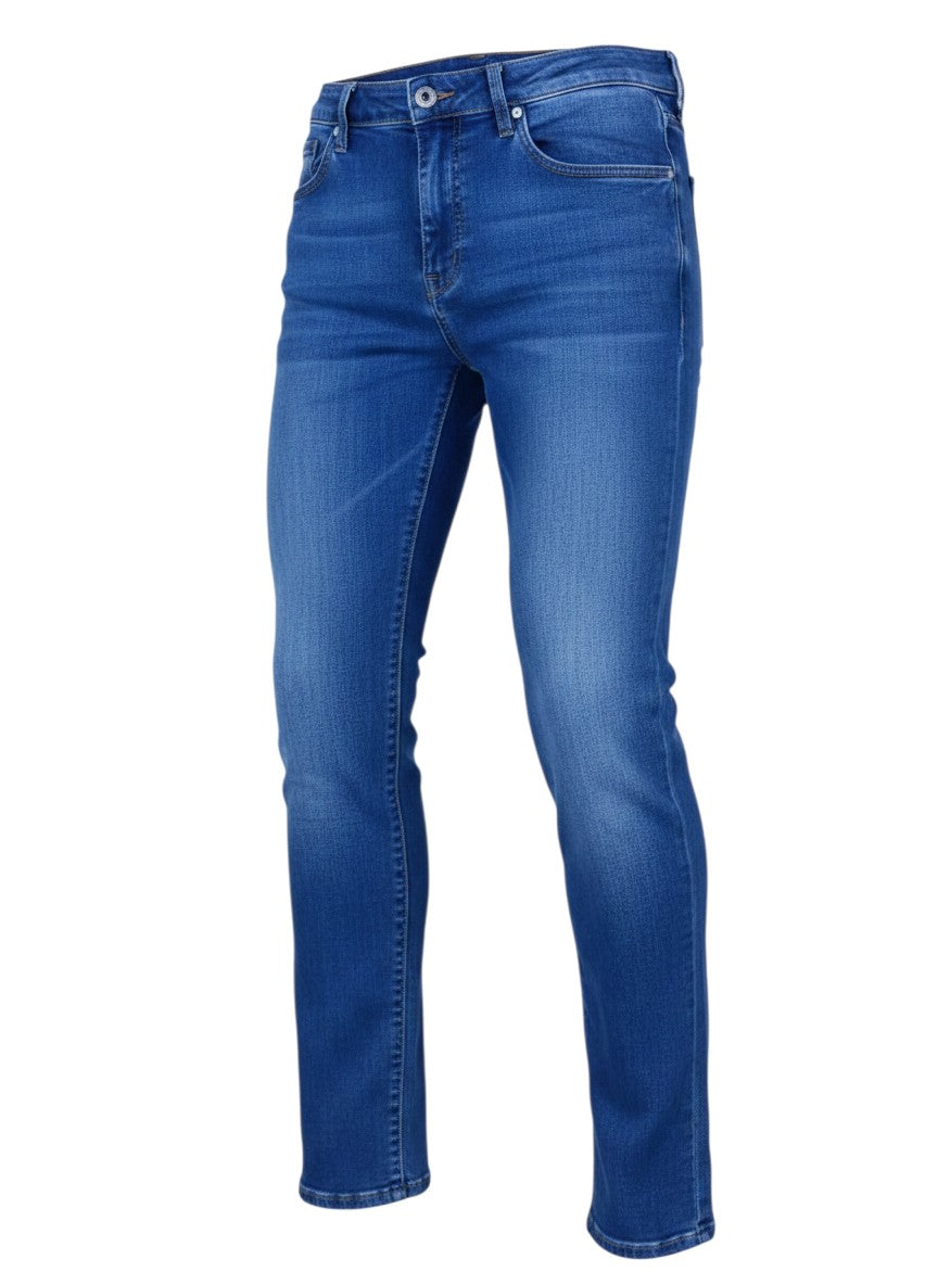 Men's Bright Blue Stretch Slim Jeans
