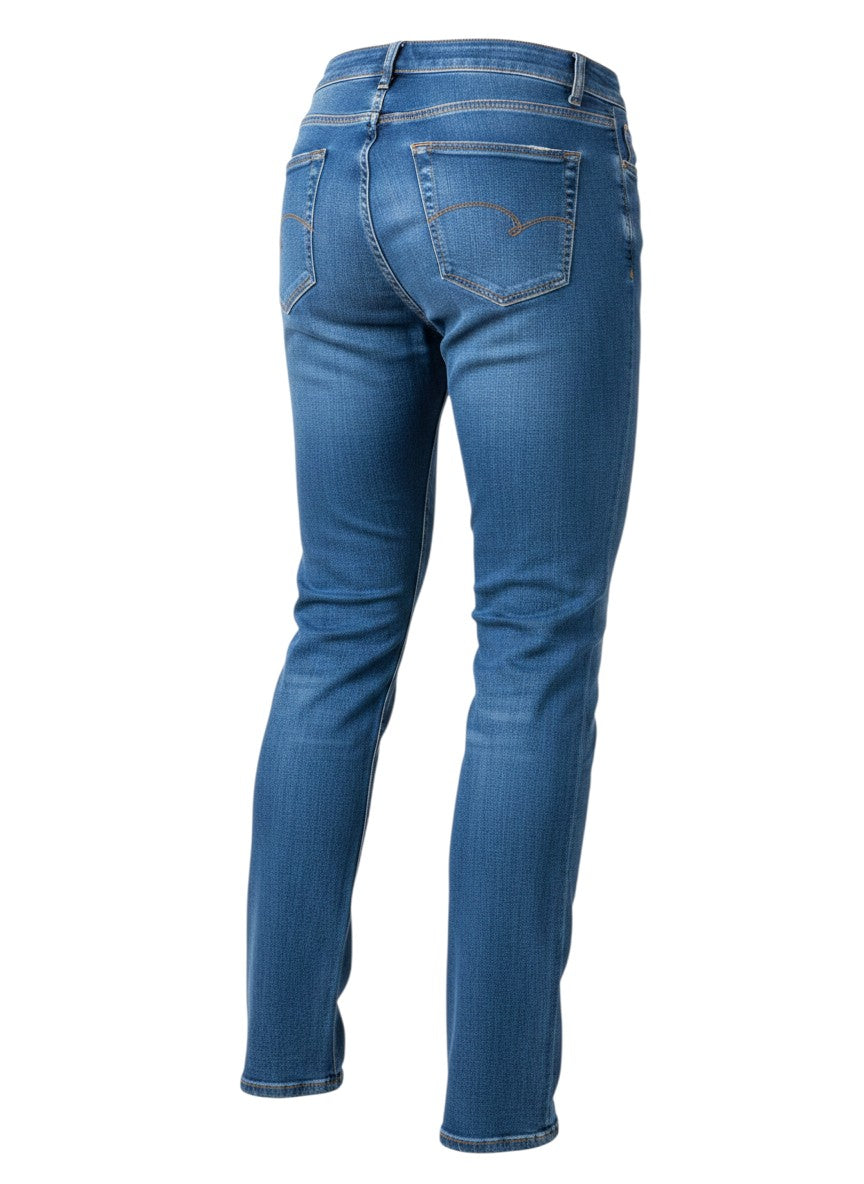 Men's Bright Blue Stretch Slim Jeans