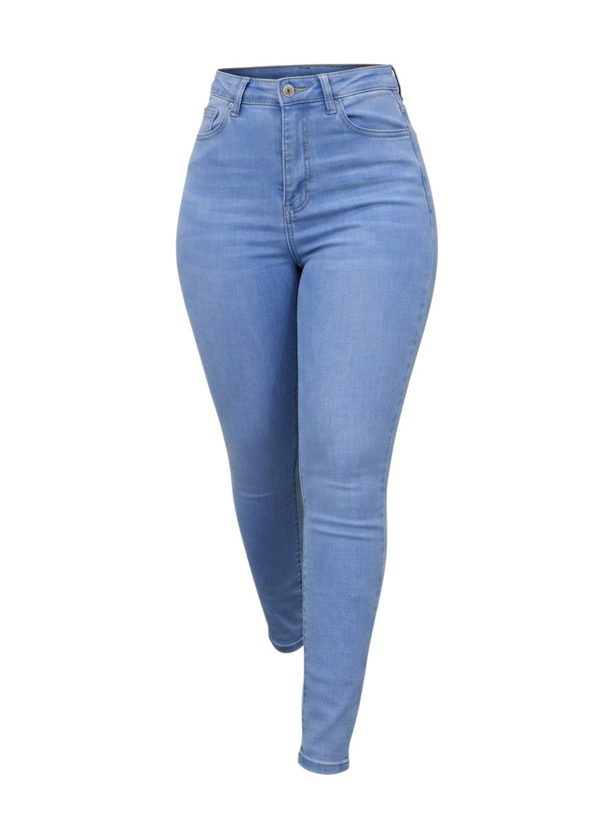 Light Blue High-Rise Skinny Jeans