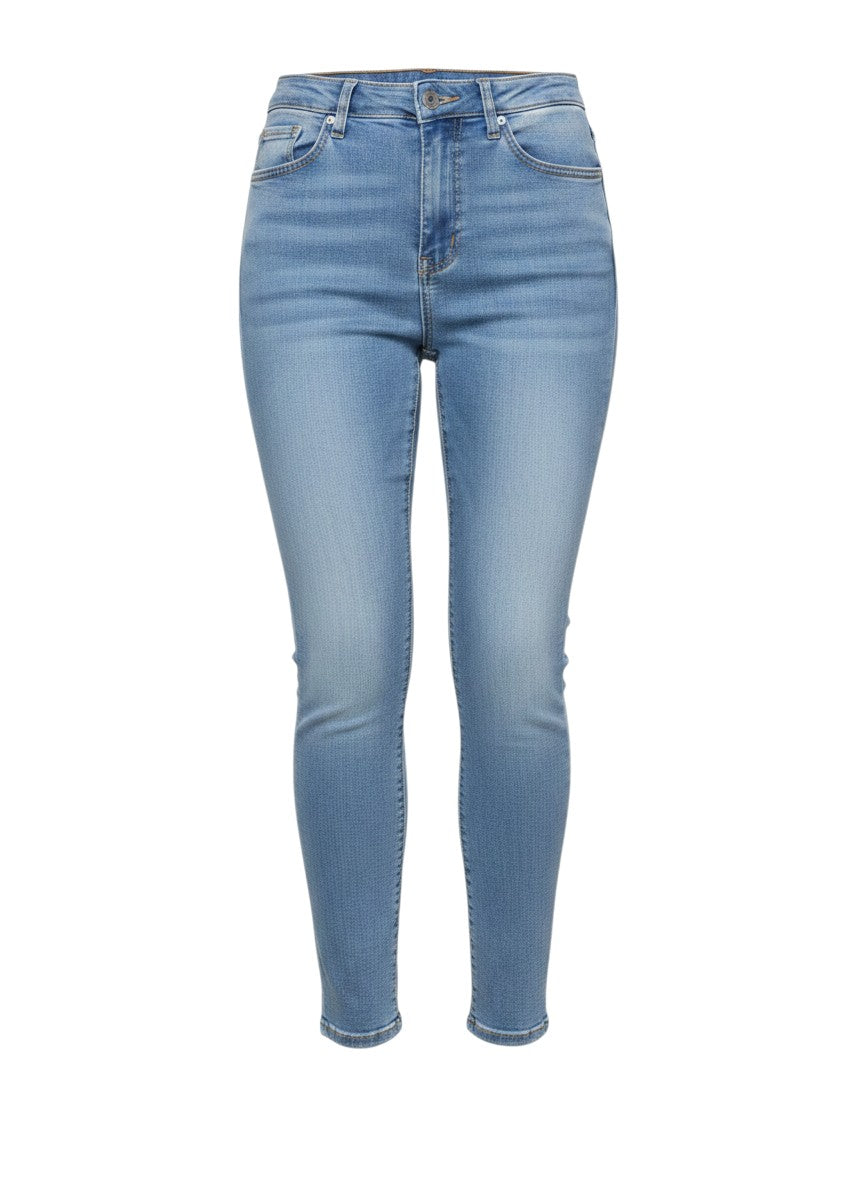 Light Blue Ankle Skinny Stretch Jeans