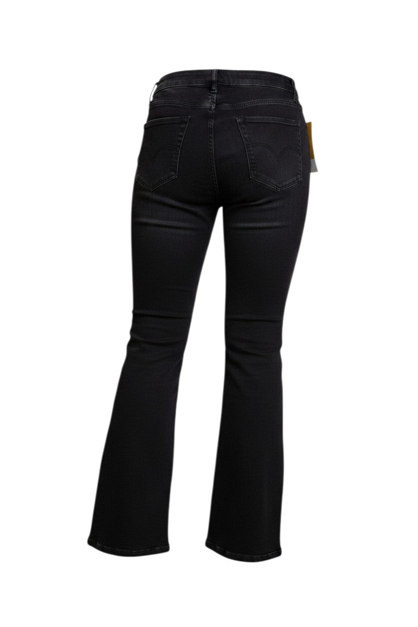 Black High-Rise Bootcut Flare Jeans