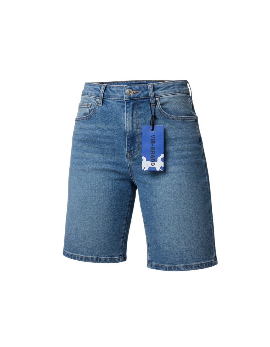Light Blue Bermuda Denim Shorts