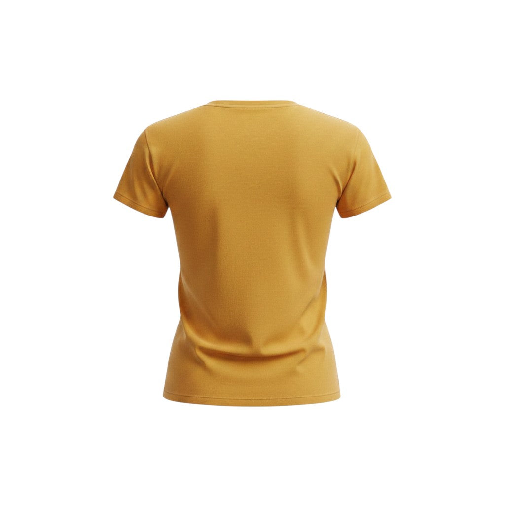 Mustard Yellow V-Neck Tee
