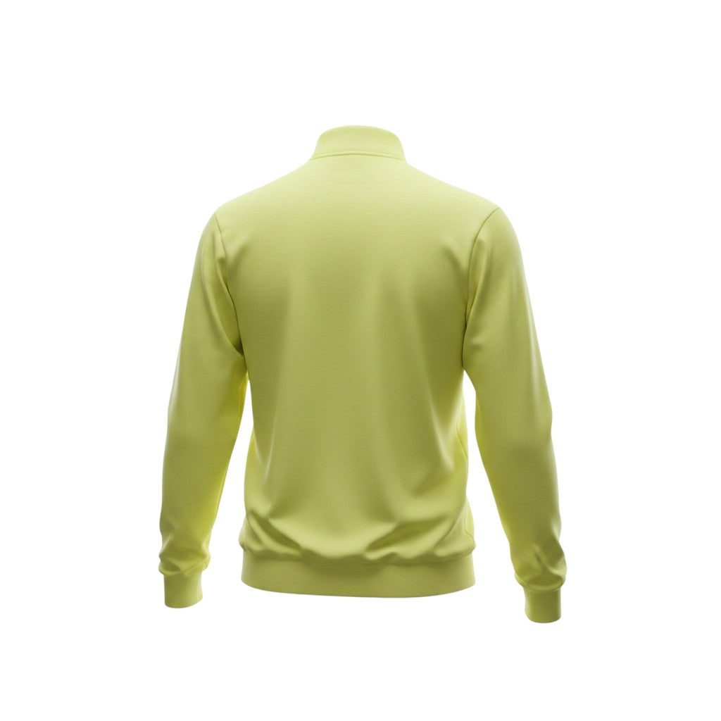 Lime Yellow Mock Turtleneck Long Sleeve Top