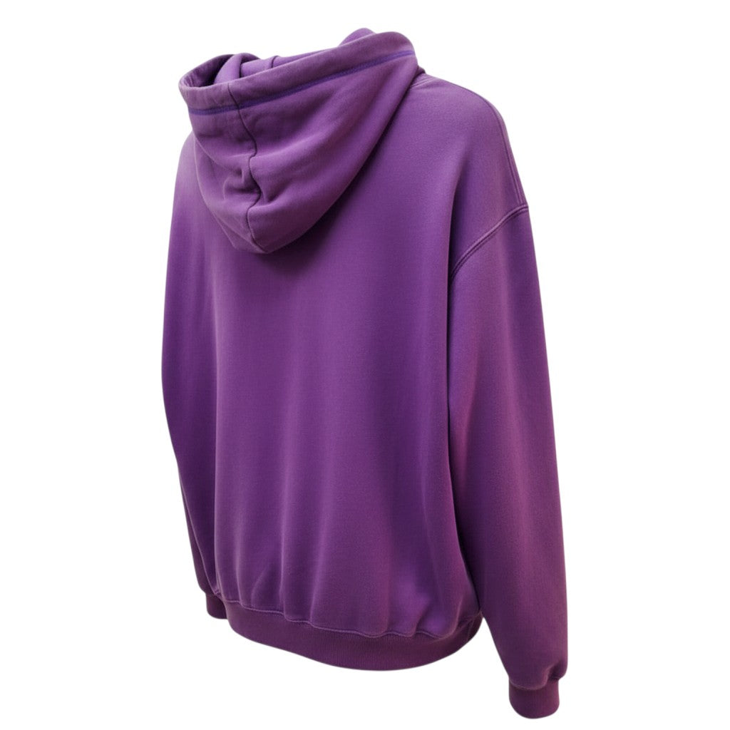 Purple Star Logo Oversized Hoodie