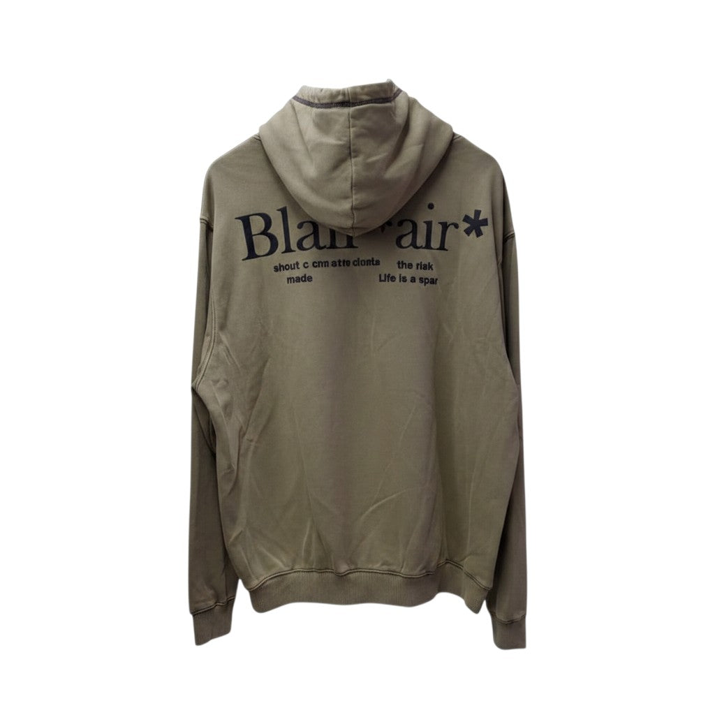 Khaki Skeleton Bat Wing Hoodie