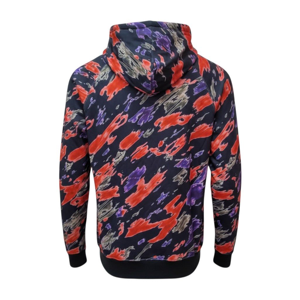 Abstract Camo Smiley Face Hoodie