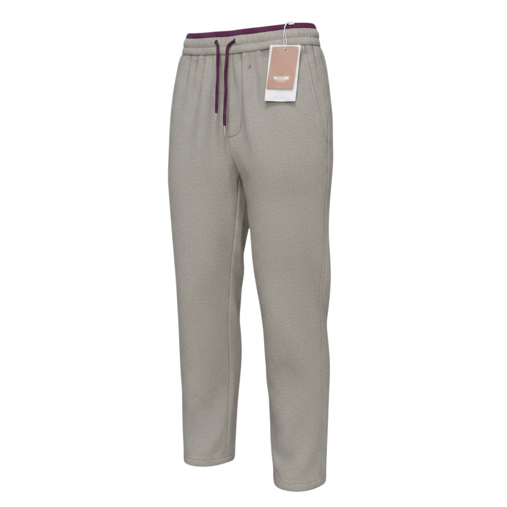 Khaki Straight-Leg Jogger Pants