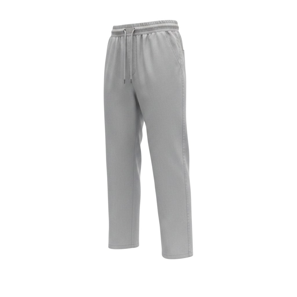 Light Grey Wide-Leg Sweatpants