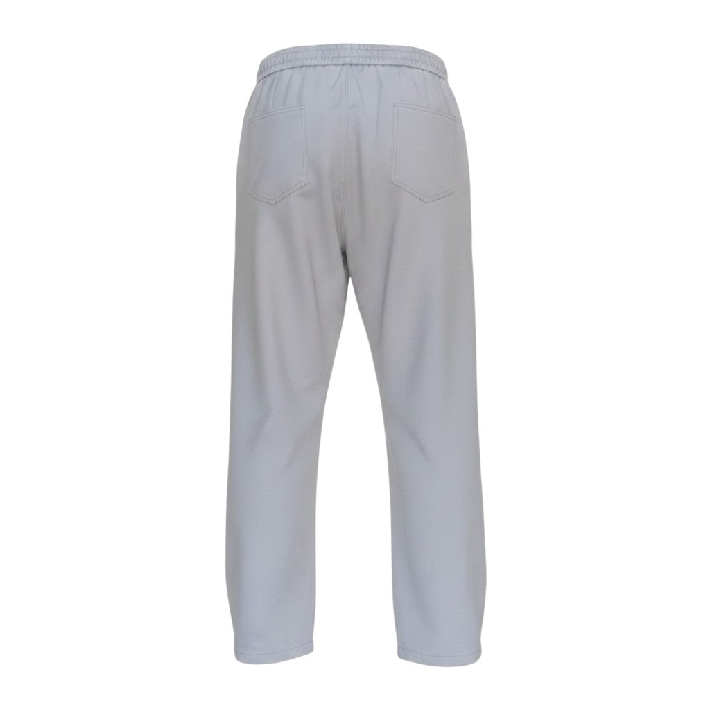 Light Grey Wide-Leg Sweatpants
