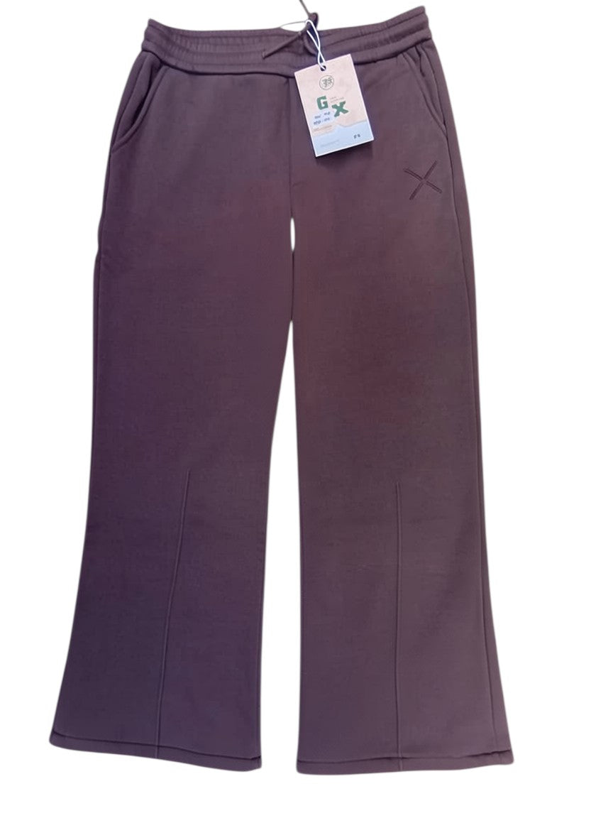 Plum Flare Sweatpants
