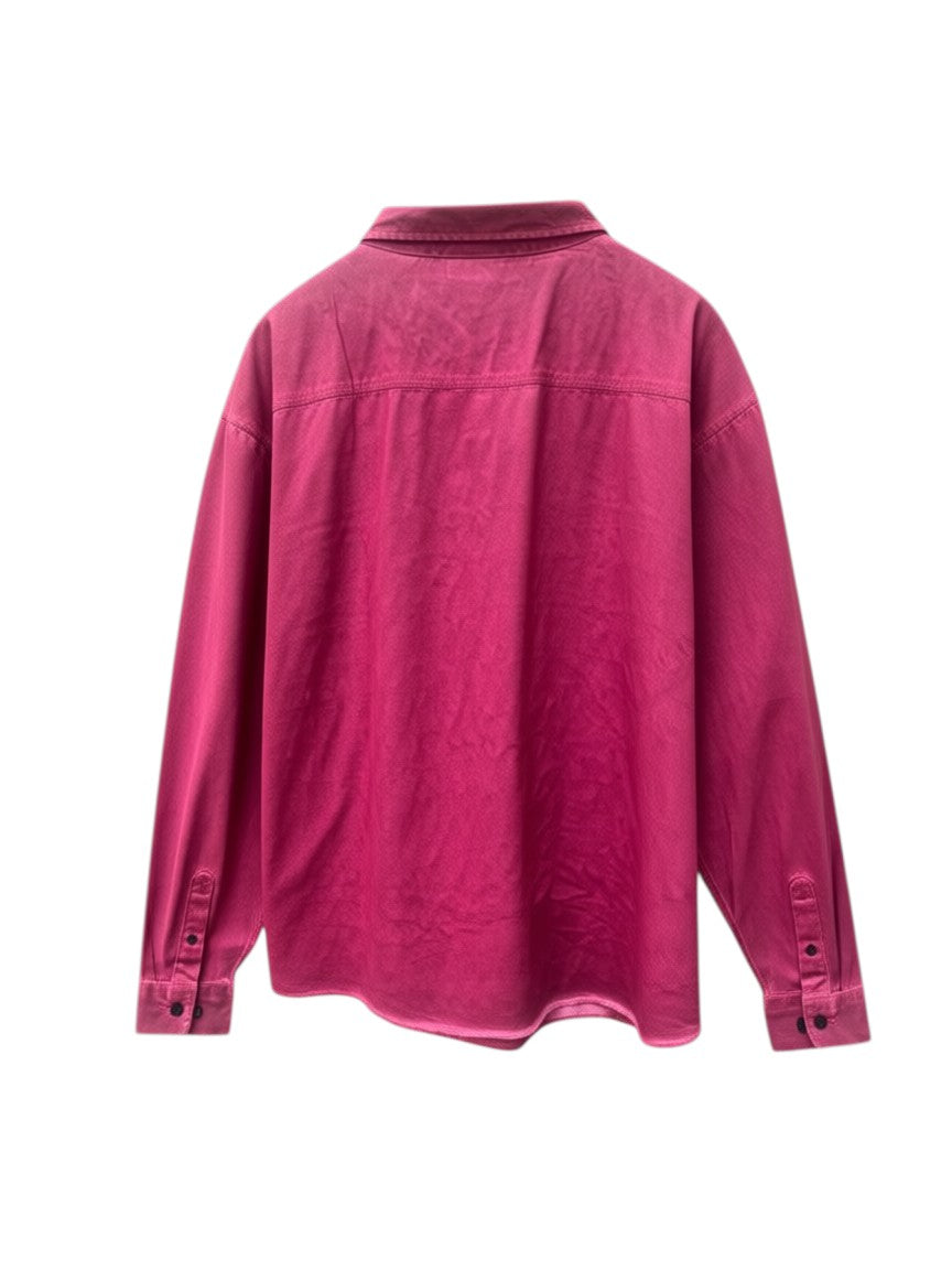 Fuchsia Pink Long Sleeve Shirt