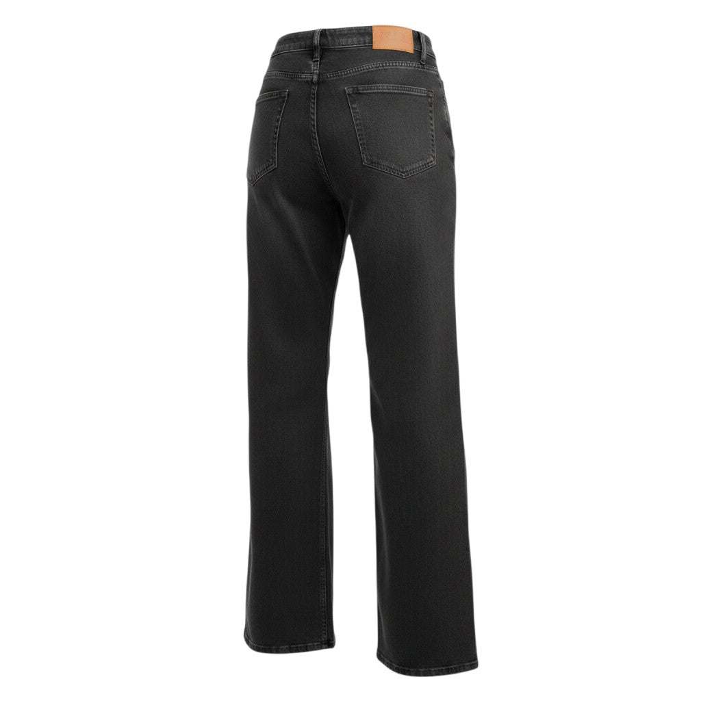 Black Wide-Leg Jeans