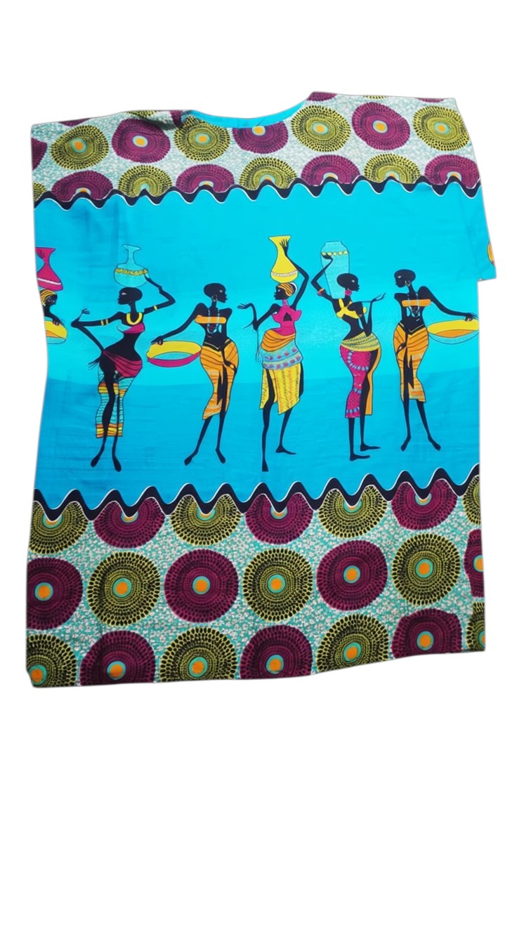 African Print Graphic Tee