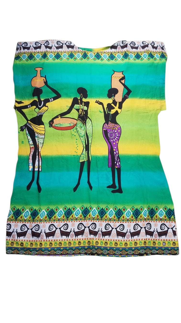 African Print Graphic Dress
