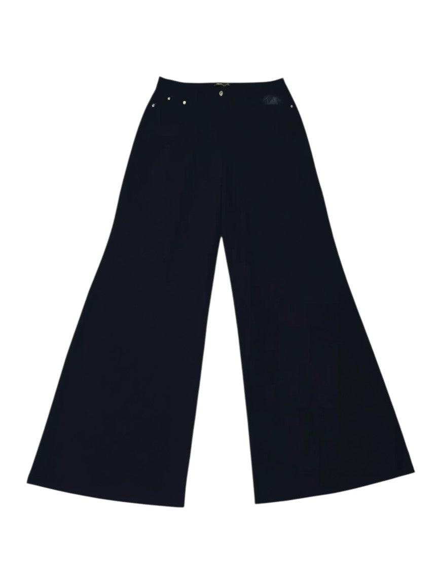 Black Wide-Leg Jeans
