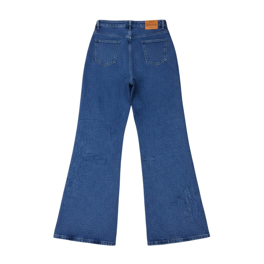 High-Waist Boyfriend Dark Blue Denim Jeans