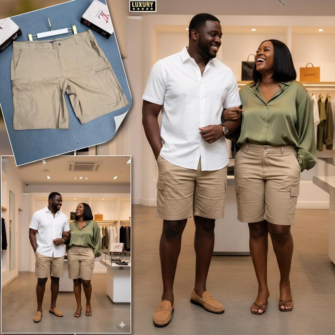Khaki Cargo Shorts