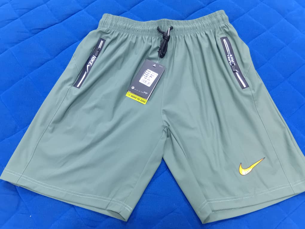 Sage Green Woven Running Shorts