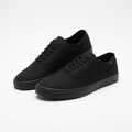 All-black low-top sneakers catalog preview