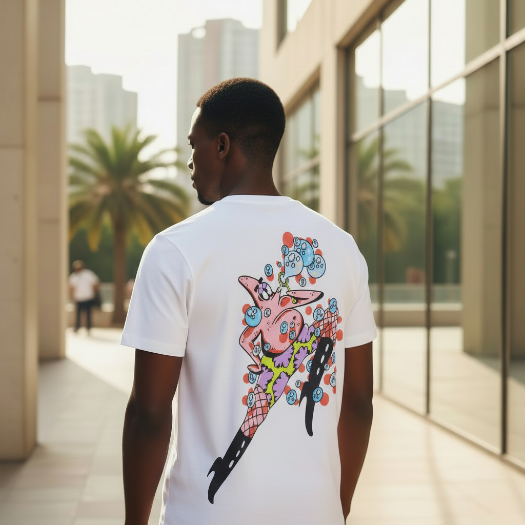 Back View - Patrick Star Graphic Tee