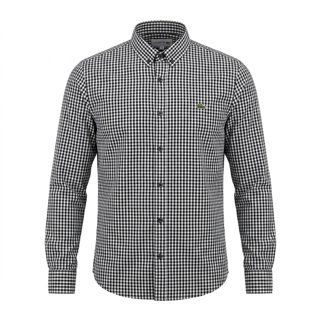Black-and-white gingham ghost preview